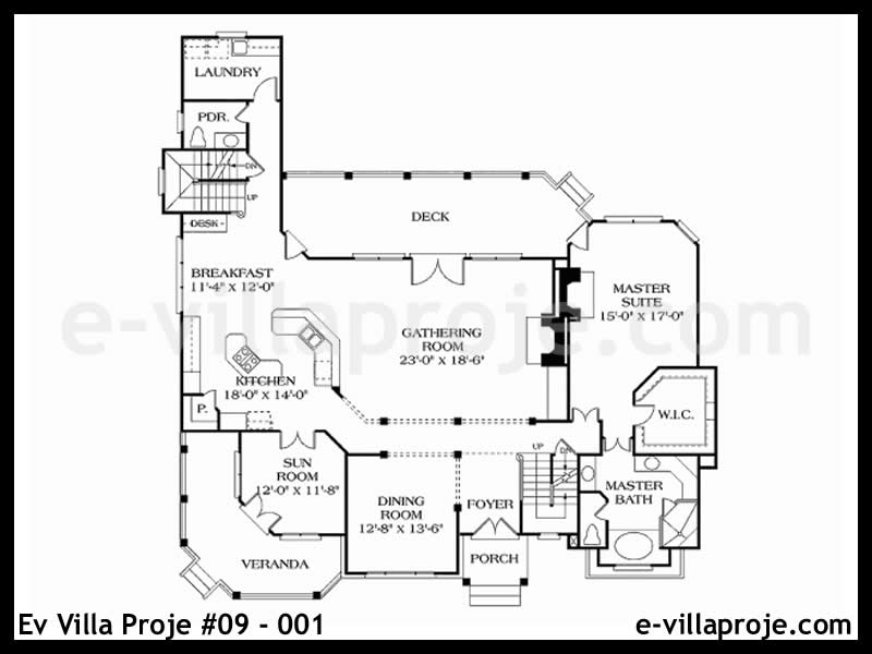 Ev Villa Proje #09 - 001 Detay 2
