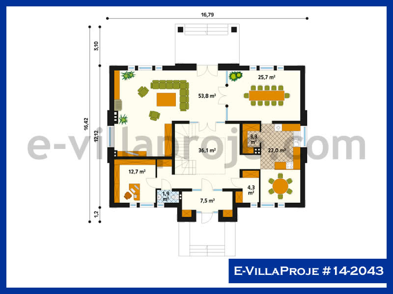 Ev Villa Proje #14 - 2043 Detay 2