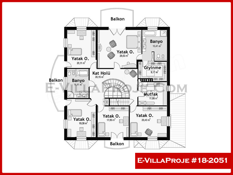 Ev Villa Proje #18 - 2051 Detay 3