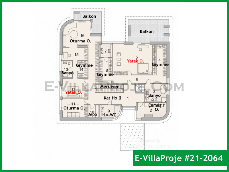 Ev Villa Proje #21 - 2064 Detay 3