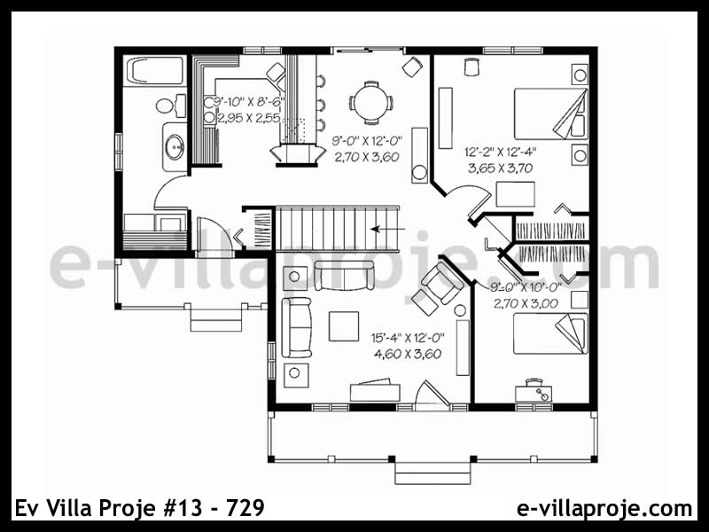 Ev Villa Proje #13 - 729 Detay 2