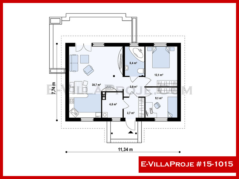 Ev Villa Proje #15 - 1015 Detay 2
