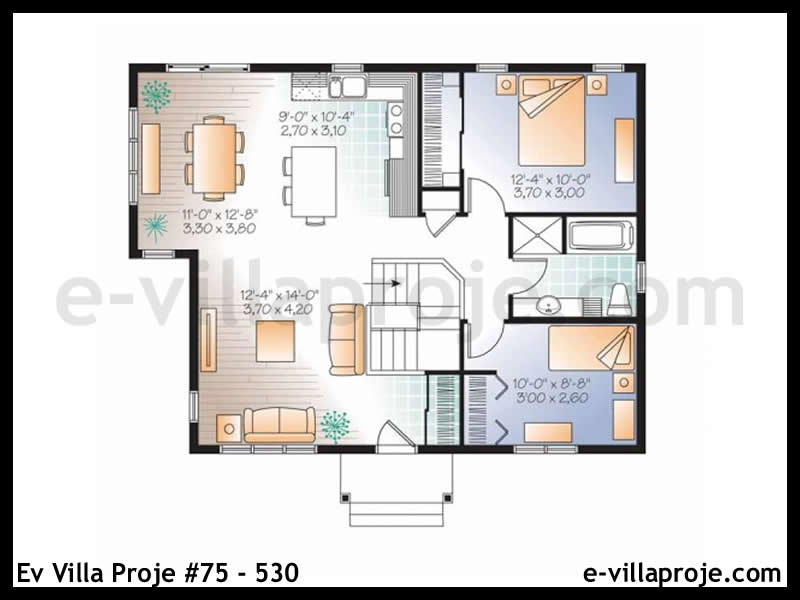 Ev Villa Proje #75 - 530 Detay 2