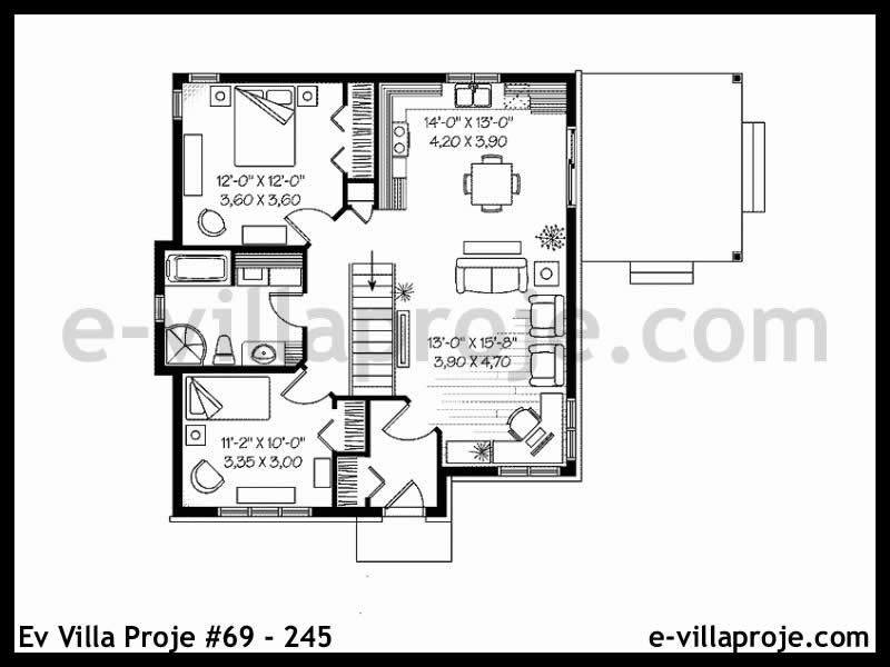Ev Villa Proje #69 â- 245 Detay 2