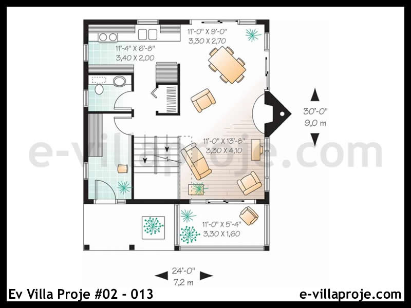 Ev Villa Proje #02 - 013 Detay 2