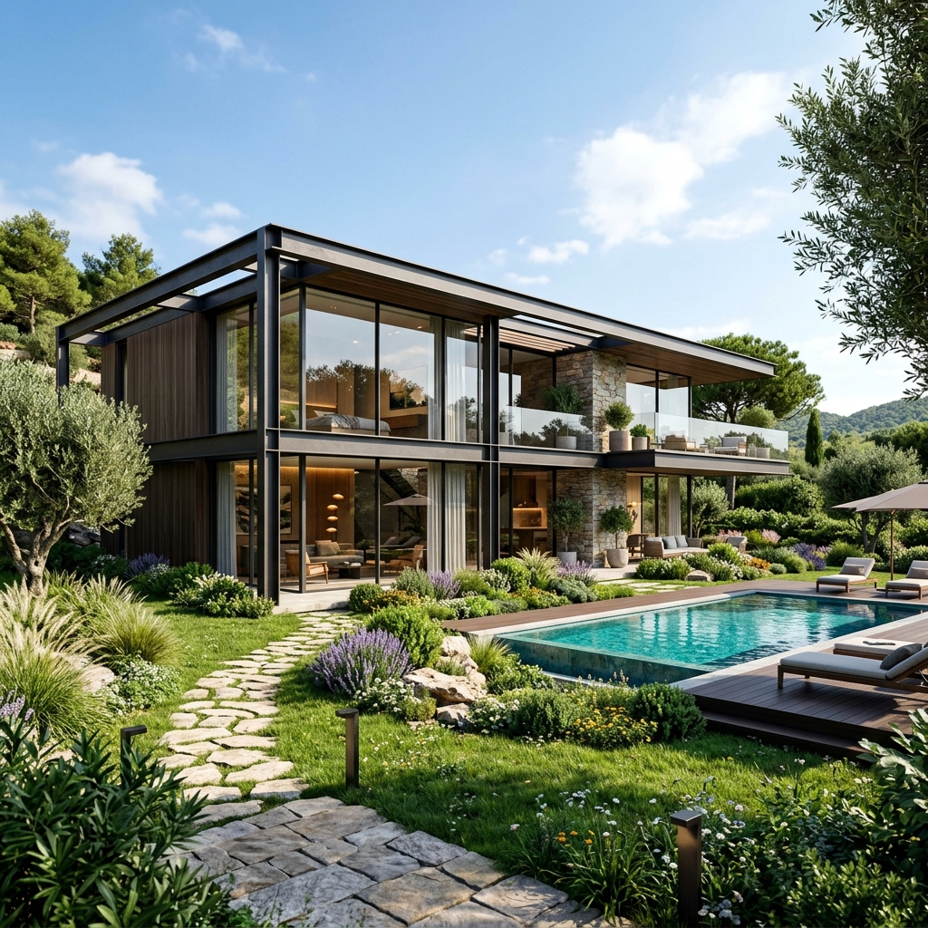 SerVilla Çelik Villa Modern Tasarım